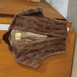 Vintage mink fur stole